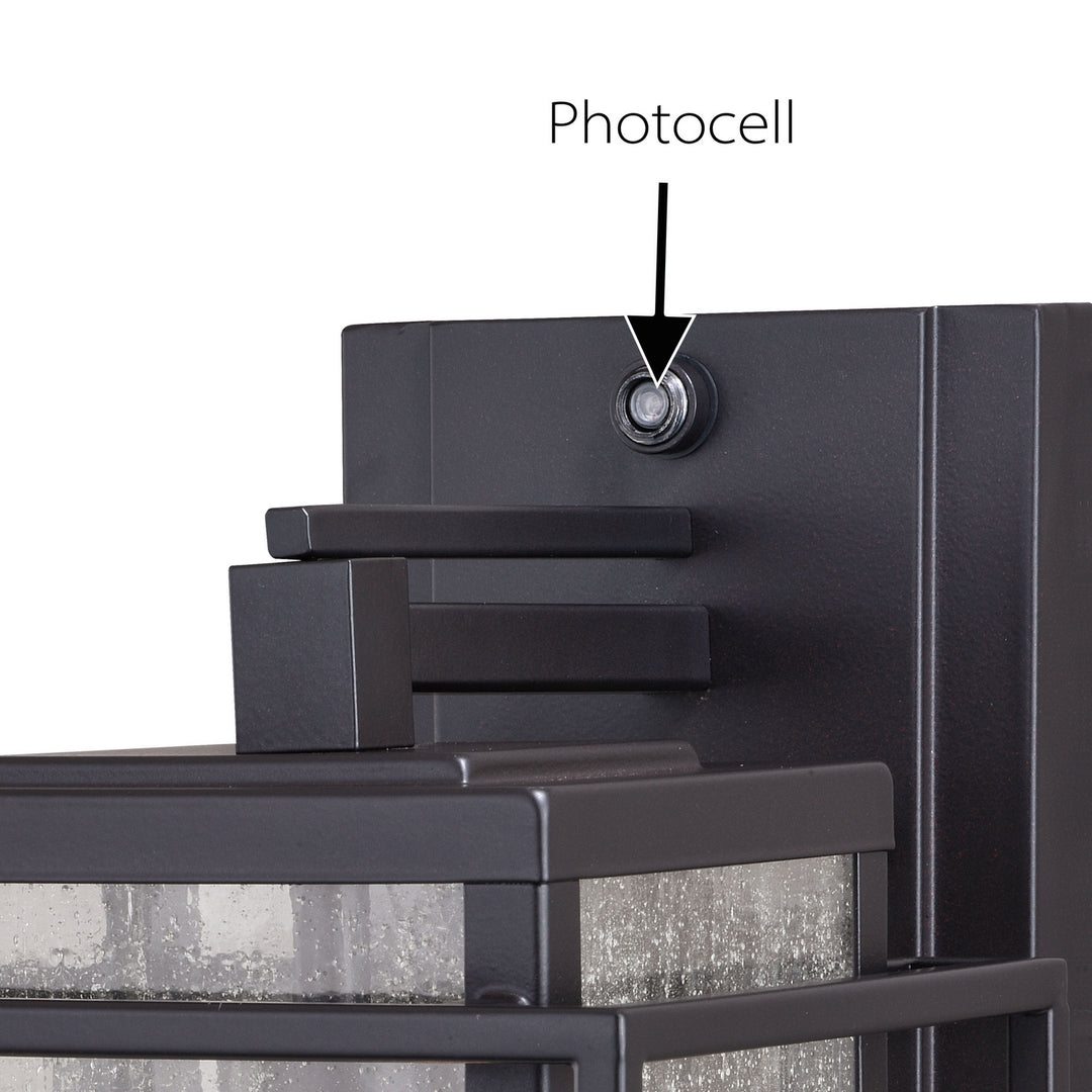 Vaxcel Lighting T0467 Hyde Park One Light Outdoor Wall Mount Outdoor Bronze / Dark