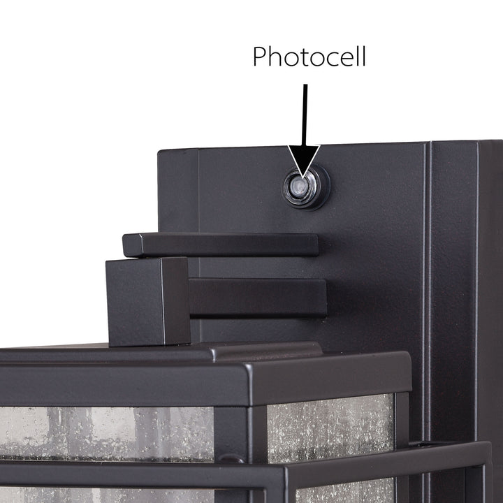 Vaxcel Lighting T0467 Hyde Park One Light Outdoor Wall Mount Outdoor Bronze / Dark