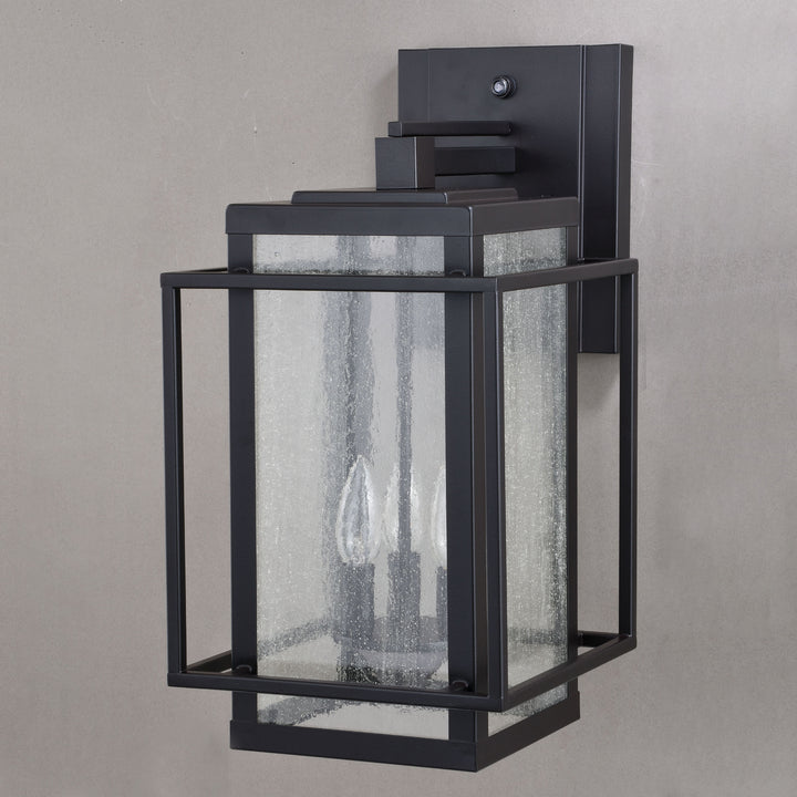 Vaxcel Lighting T0468 Hyde Park Three Light Outdoor Wall Mount Outdoor Bronze / Dark