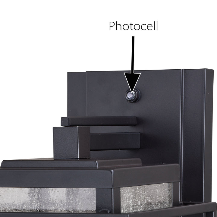 Vaxcel Lighting T0468 Hyde Park Three Light Outdoor Wall Mount Outdoor Bronze / Dark