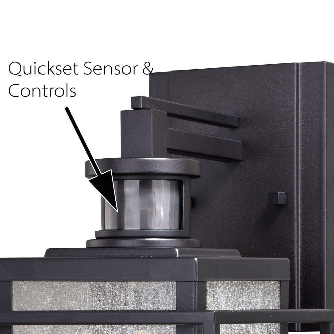 Vaxcel Lighting T0469 Hyde Park One Light Motion Sensor Outdoor Wall Light Outdoor Bronze / Dark