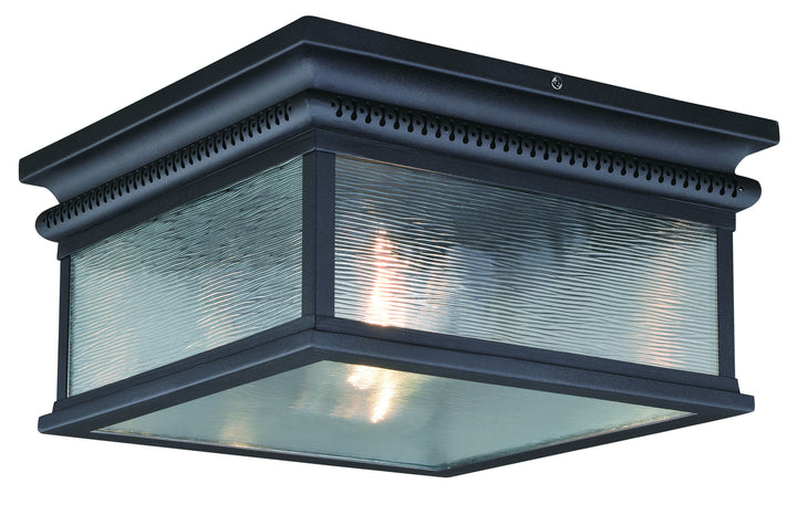 Vaxcel Lighting T0472 Cambridge Two Light Outdoor Flush Mount Outdoor Bronze / Dark