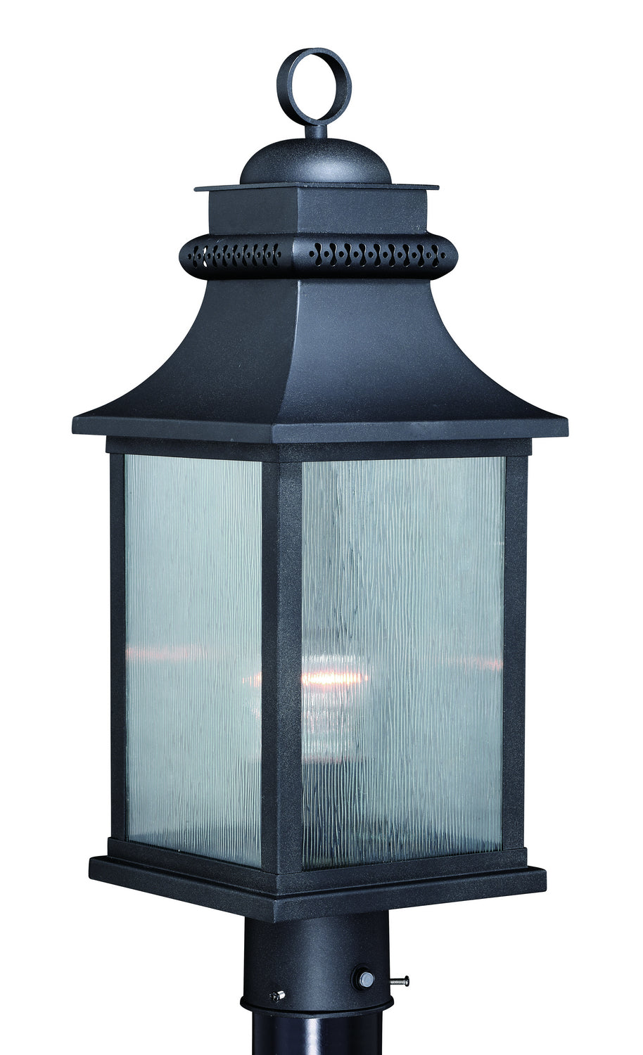 Vaxcel Lighting T0476 Cambridge One Light Outdoor Post Mount Outdoor Bronze / Dark