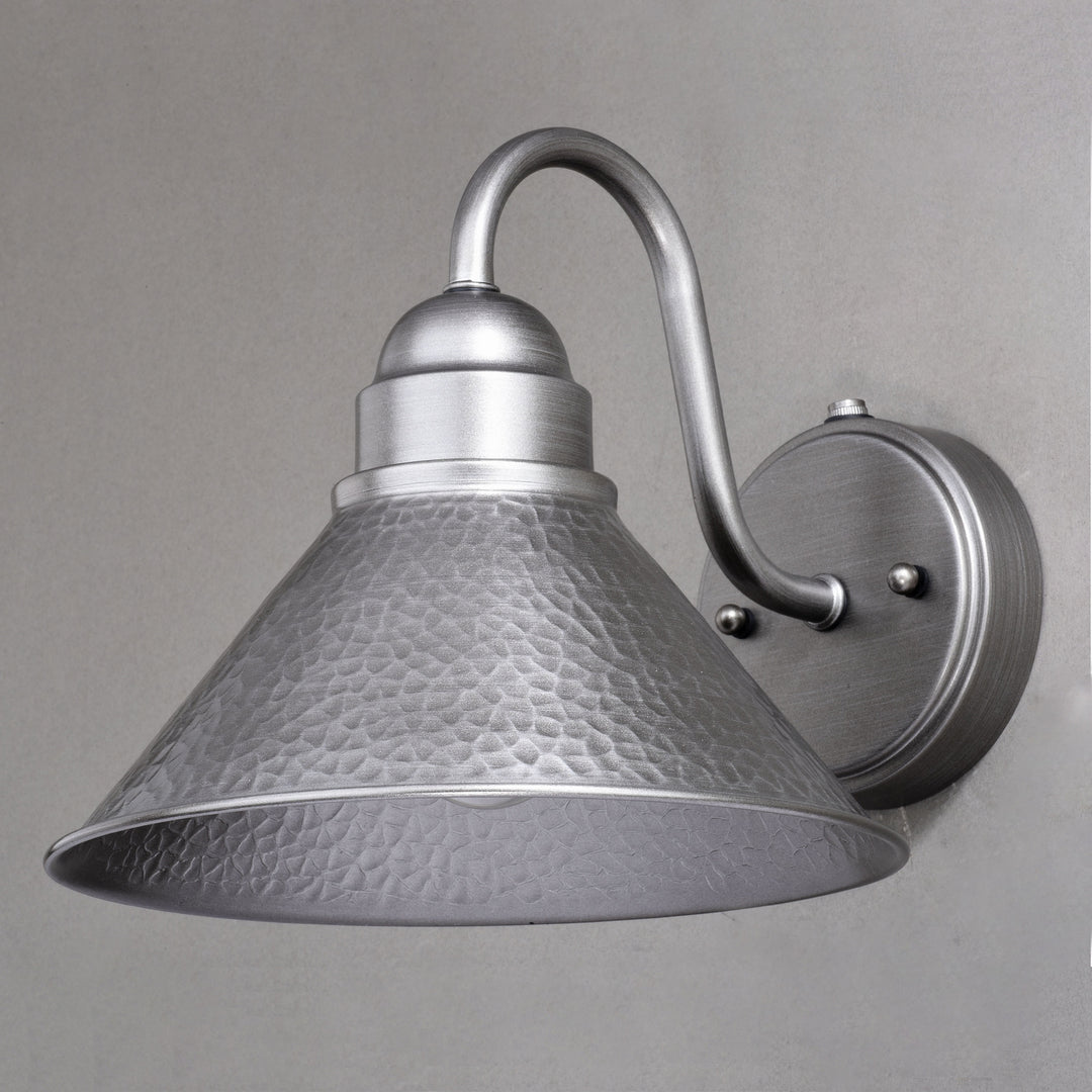 Vaxcel Lighting T0490 Outland One Light Outdoor Wall Mount Outdoor Pewter, Nickel, Silver