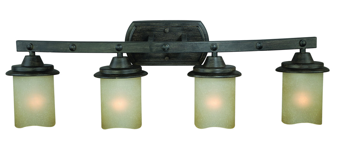 Vaxcel Halifax W0183 Bath Vanity Light 31 in. wide - Black Walnut