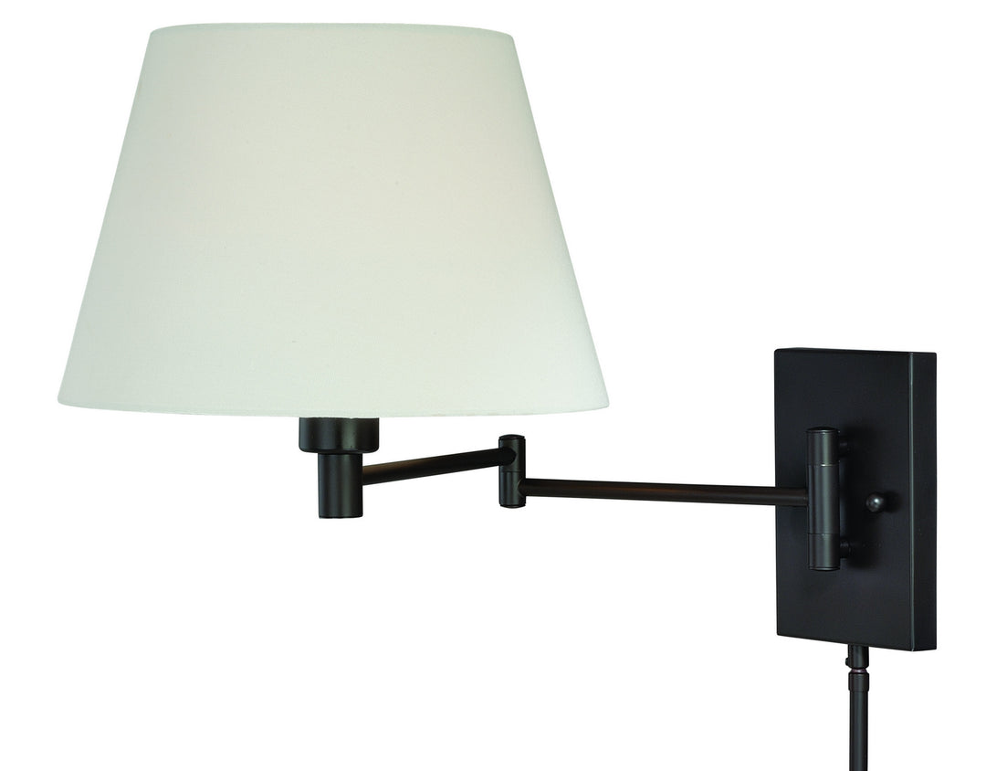 Vaxcel Lighting W0201 Chapeau One Light Swing Arm Wall Light Lamp Bronze / Dark
