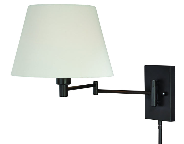 Vaxcel Lighting W0201 Chapeau One Light Swing Arm Wall Light Lamp Bronze / Dark