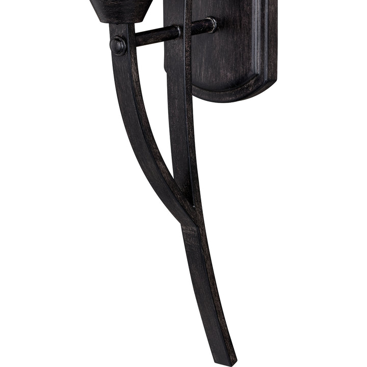Vaxcel Halifax W0300 Wall Light - Black Walnut