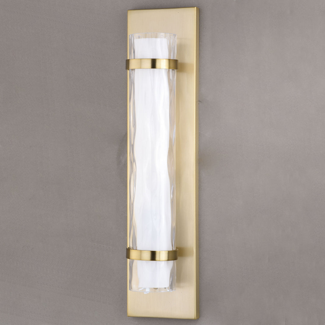 Vaxcel Vilo W0310 Bath Vanity Light 5 in. wide - Golden Brass