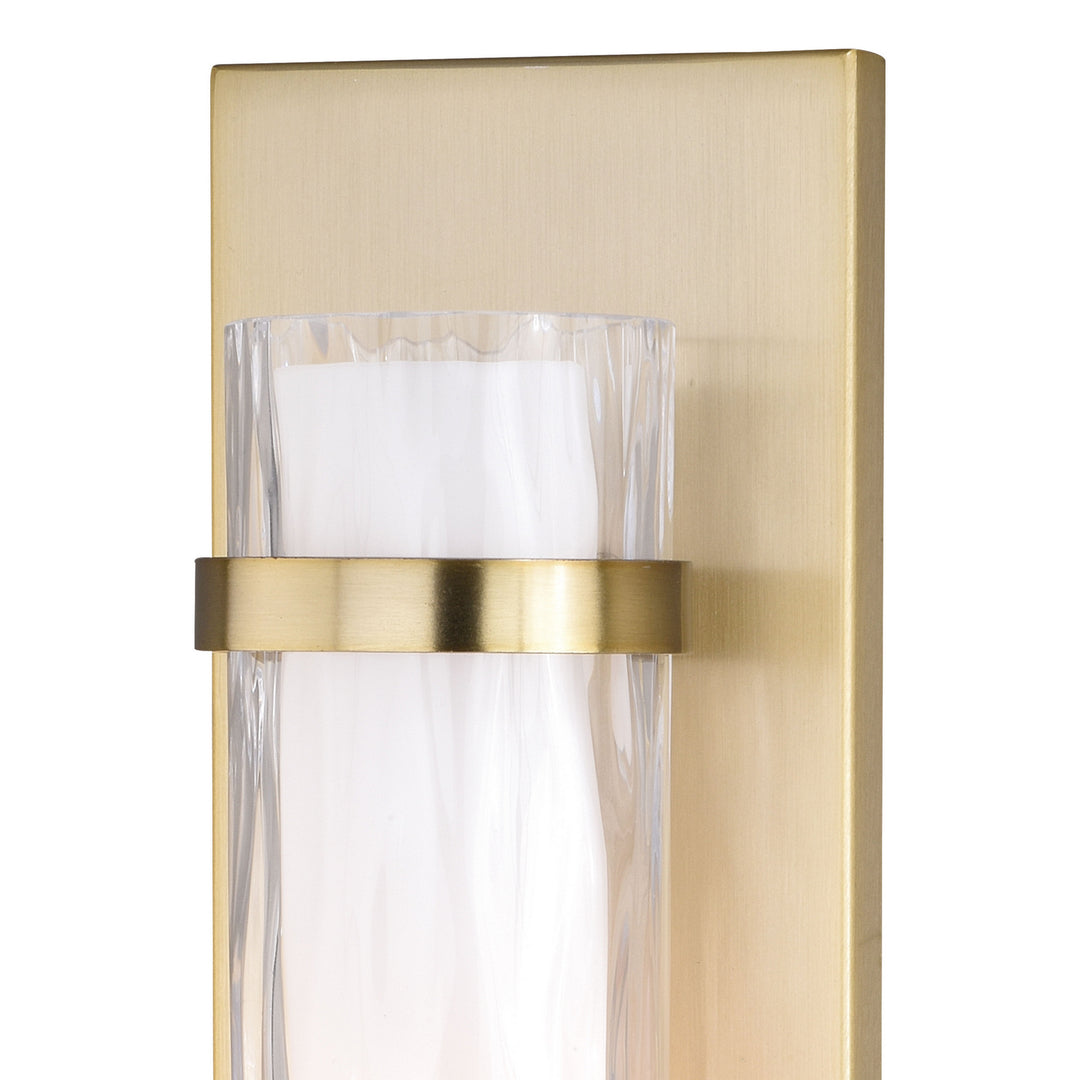 Vaxcel Vilo W0310 Bath Vanity Light 5 in. wide - Golden Brass