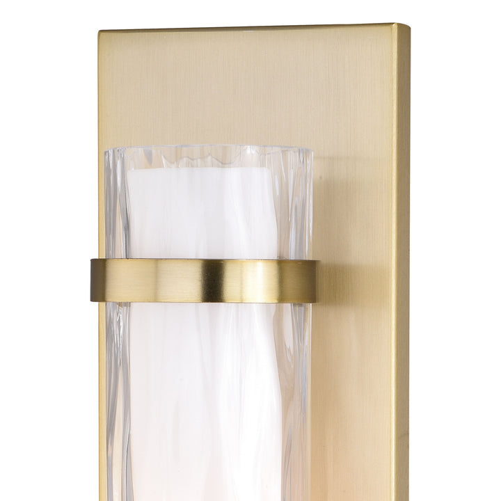 Vaxcel Vilo W0310 Bath Vanity Light 5 in. wide - Golden Brass