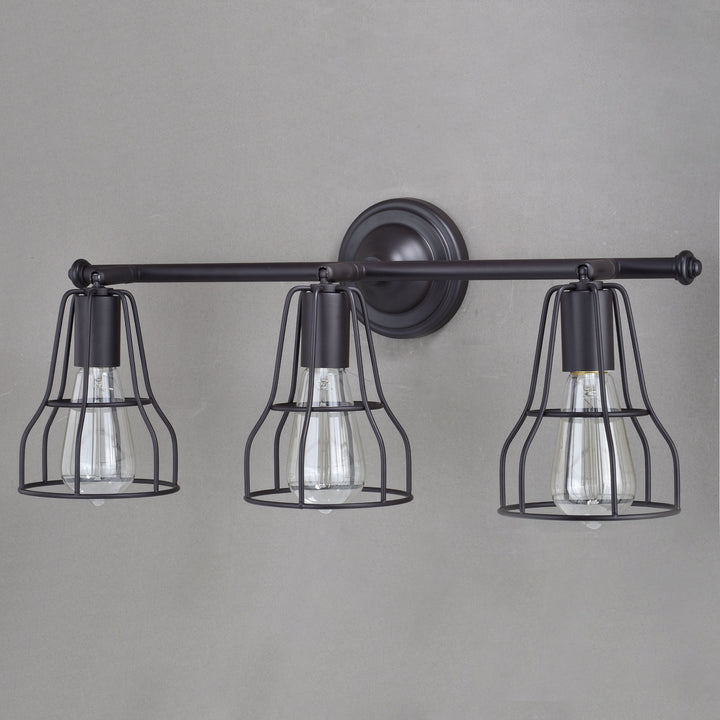Vaxcel Clybourn W0313 Bath Vanity Light 23 in. wide - Oil Rubbed Bronze