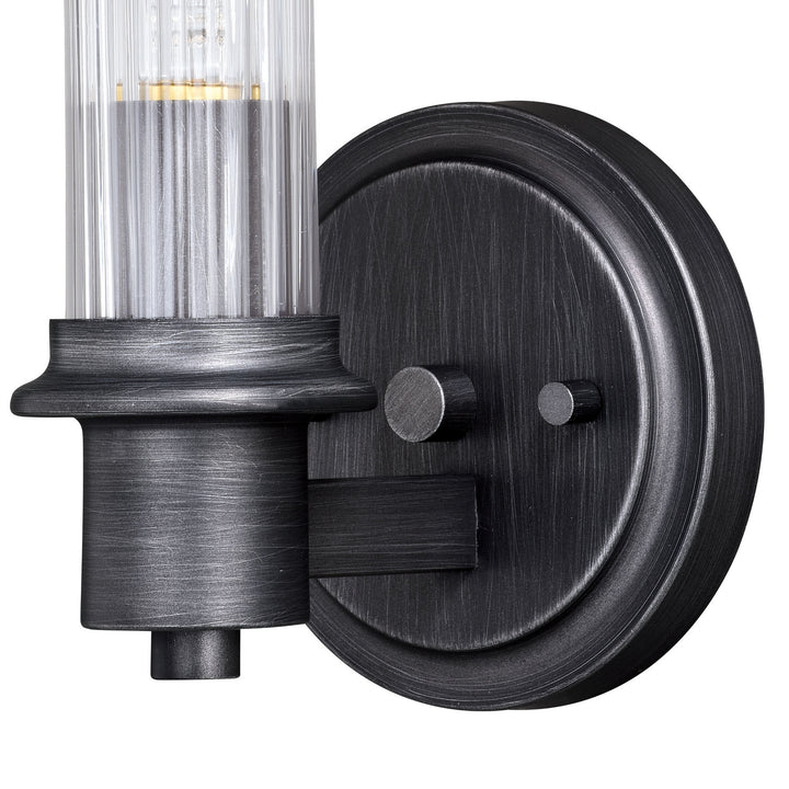 Vaxcel Astor W0330 Wall Light - Brushed Slate