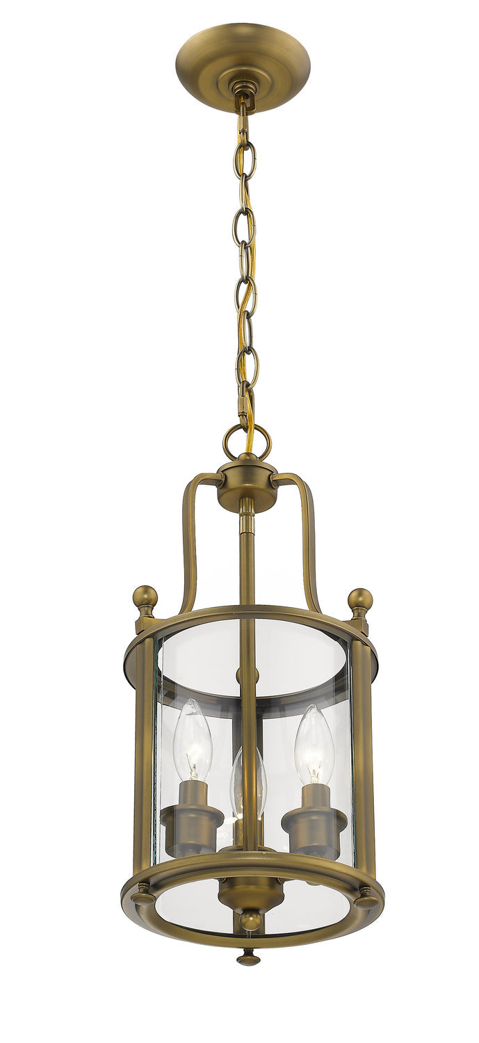 Z-Lite Wyndham 205-3HB Pendant Light - Heirloom Brass