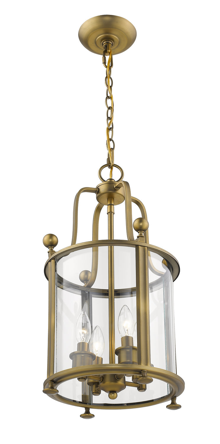 Z-Lite Wyndham 205-4HB Pendant Light - Heirloom Brass