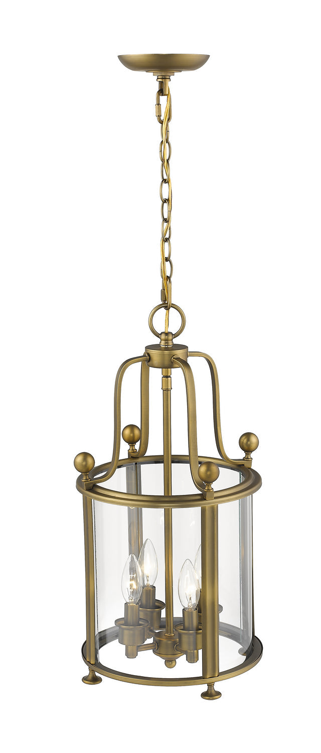 Z-Lite Wyndham 205-4HB Pendant Light - Heirloom Brass