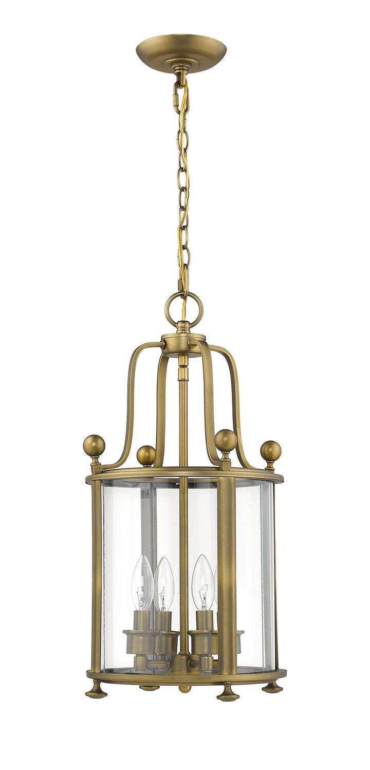 Z-Lite Wyndham 205-4HB Pendant Light - Heirloom Brass