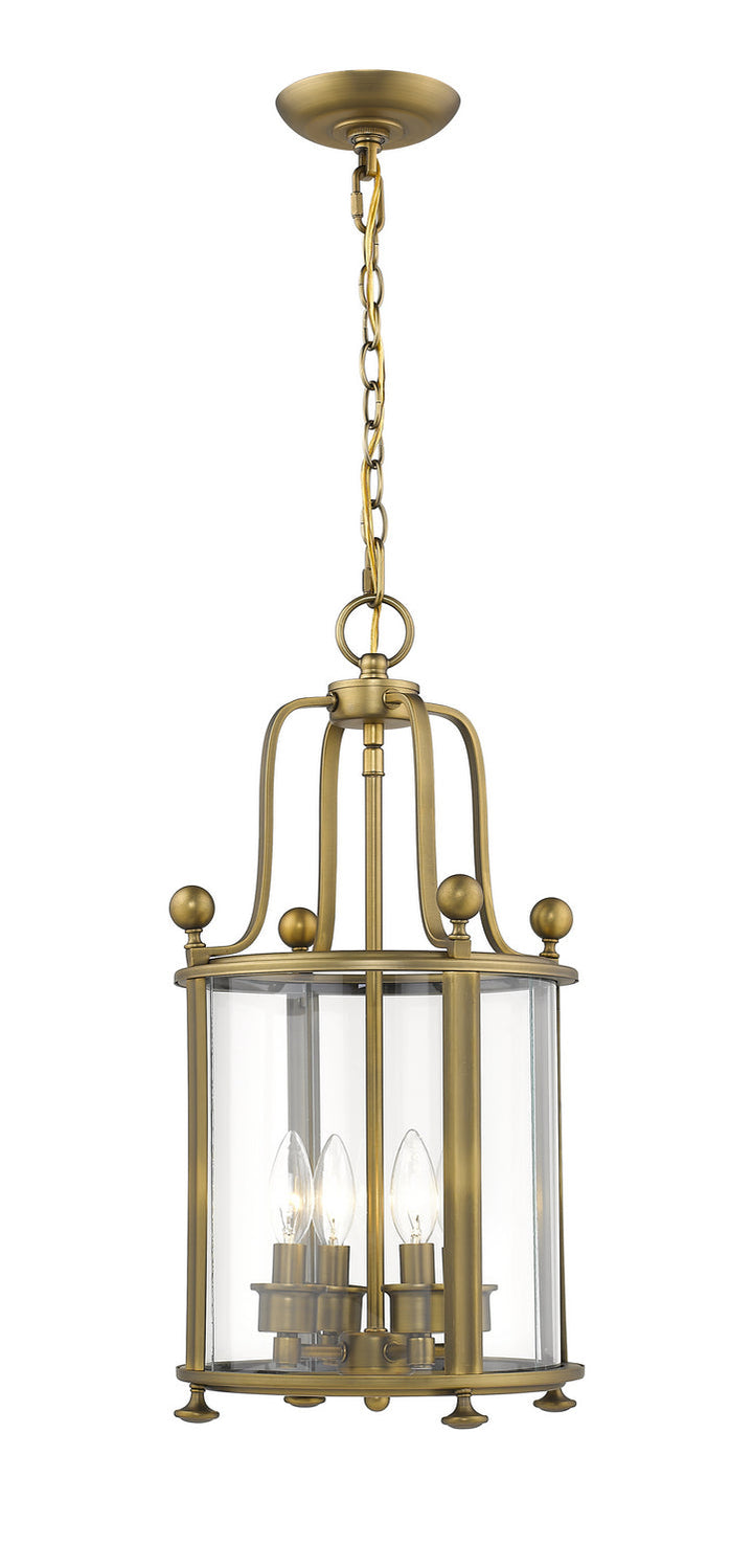 Z-Lite Wyndham 205-4HB Pendant Light - Heirloom Brass