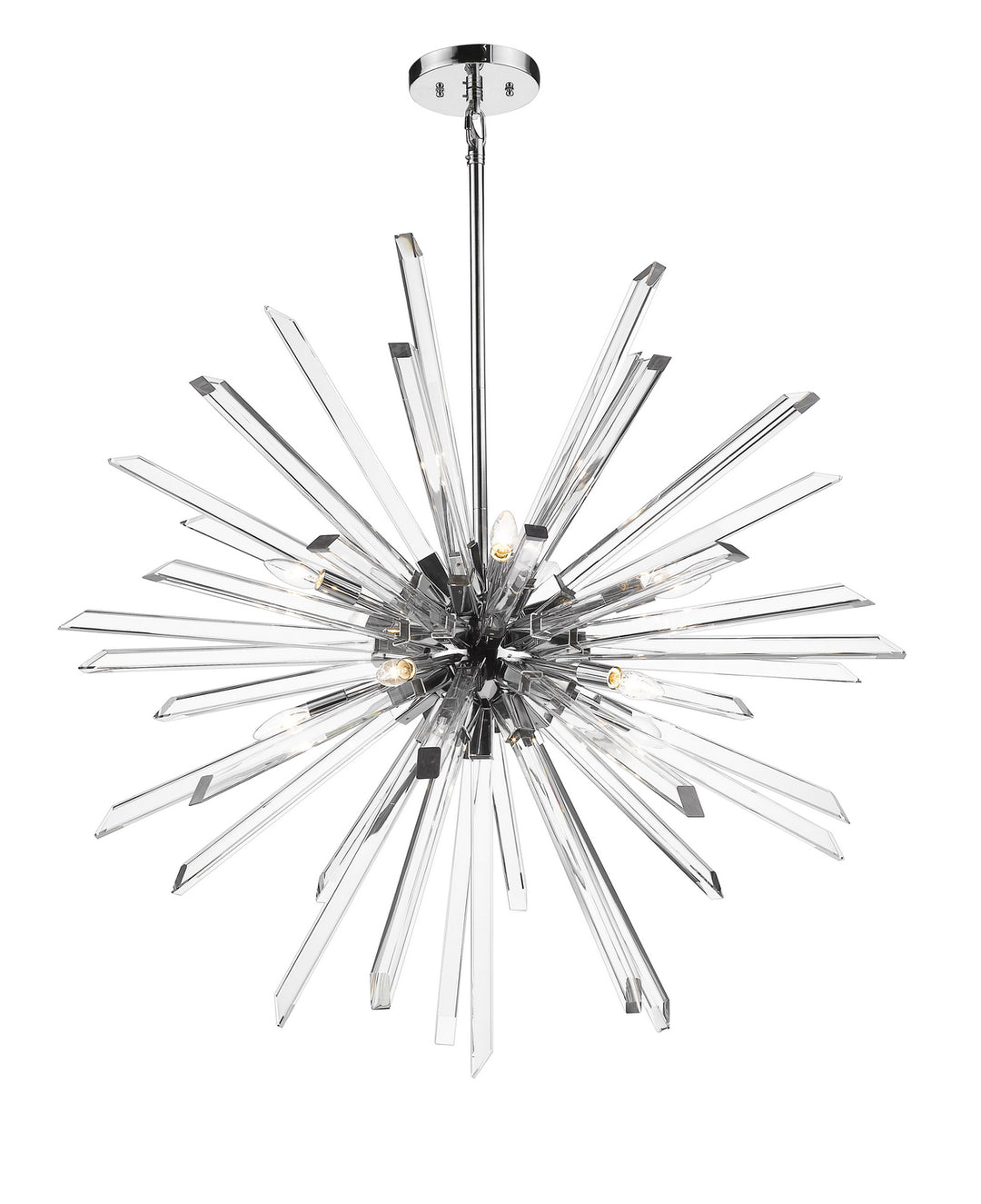 Z-Lite Burst 4003-10CH Chandelier Light - Chrome