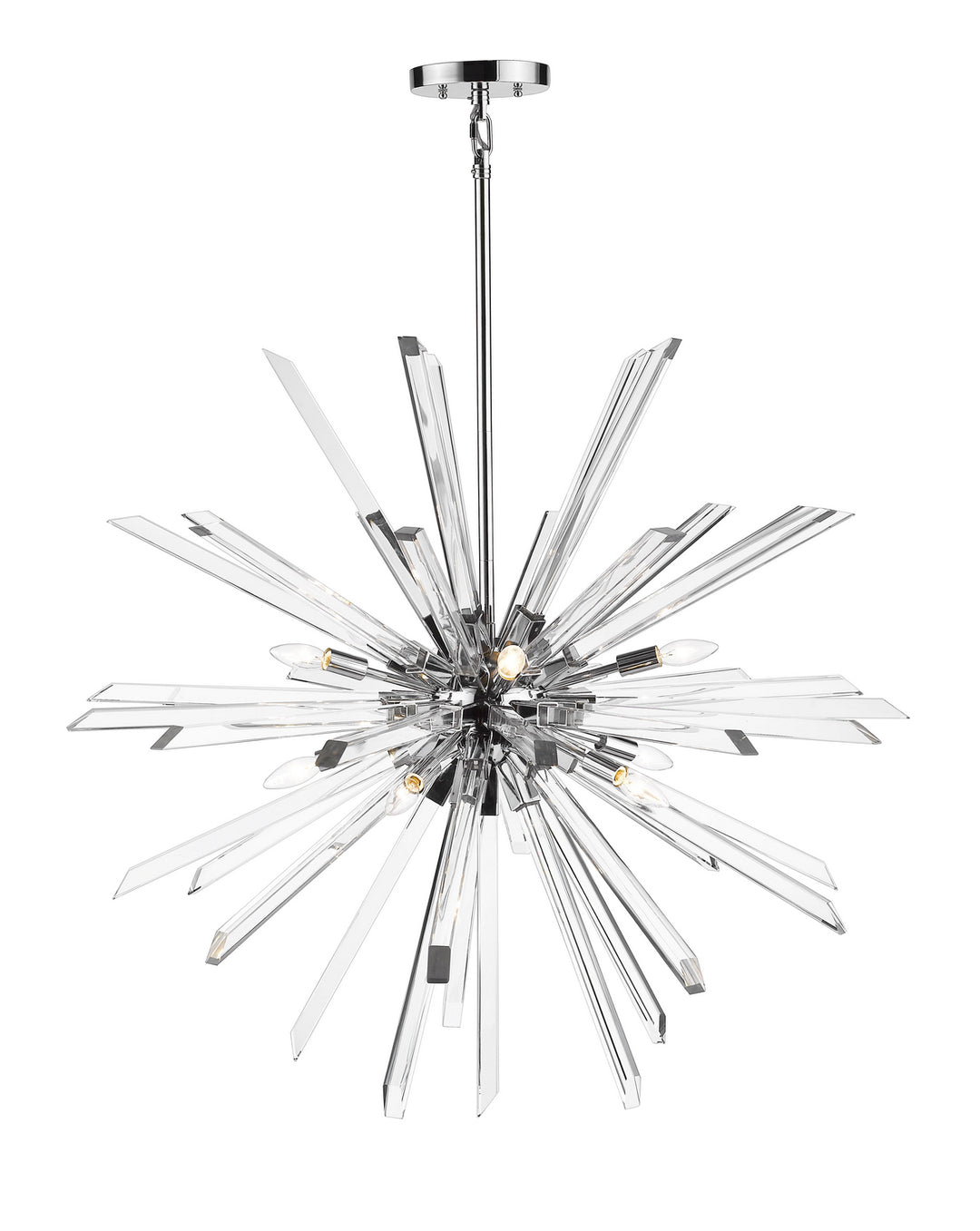 Z-Lite Burst 4003-10CH Chandelier Light - Chrome