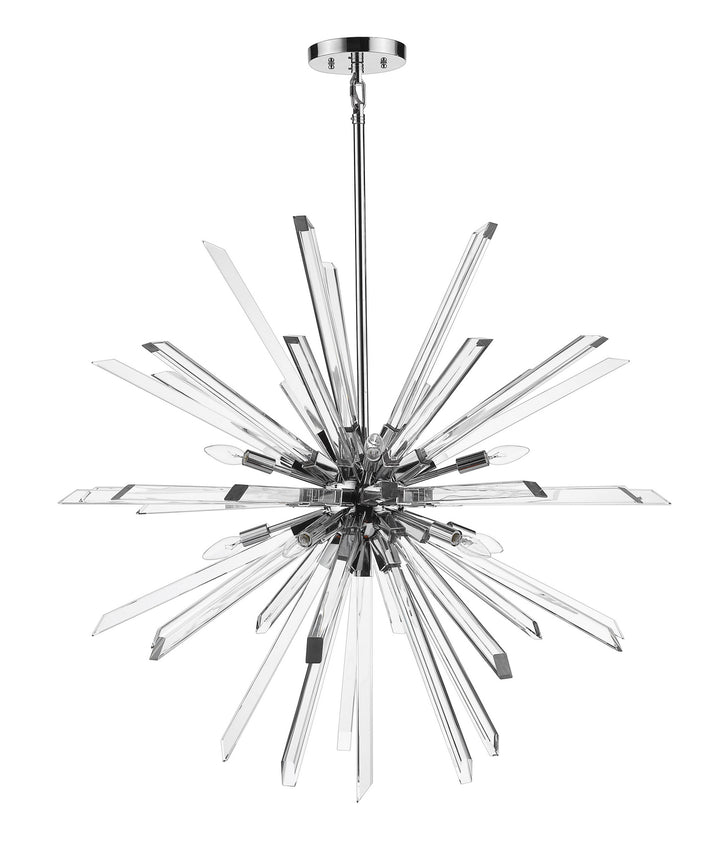 Z-Lite Burst 4003-10CH Chandelier Light - Chrome