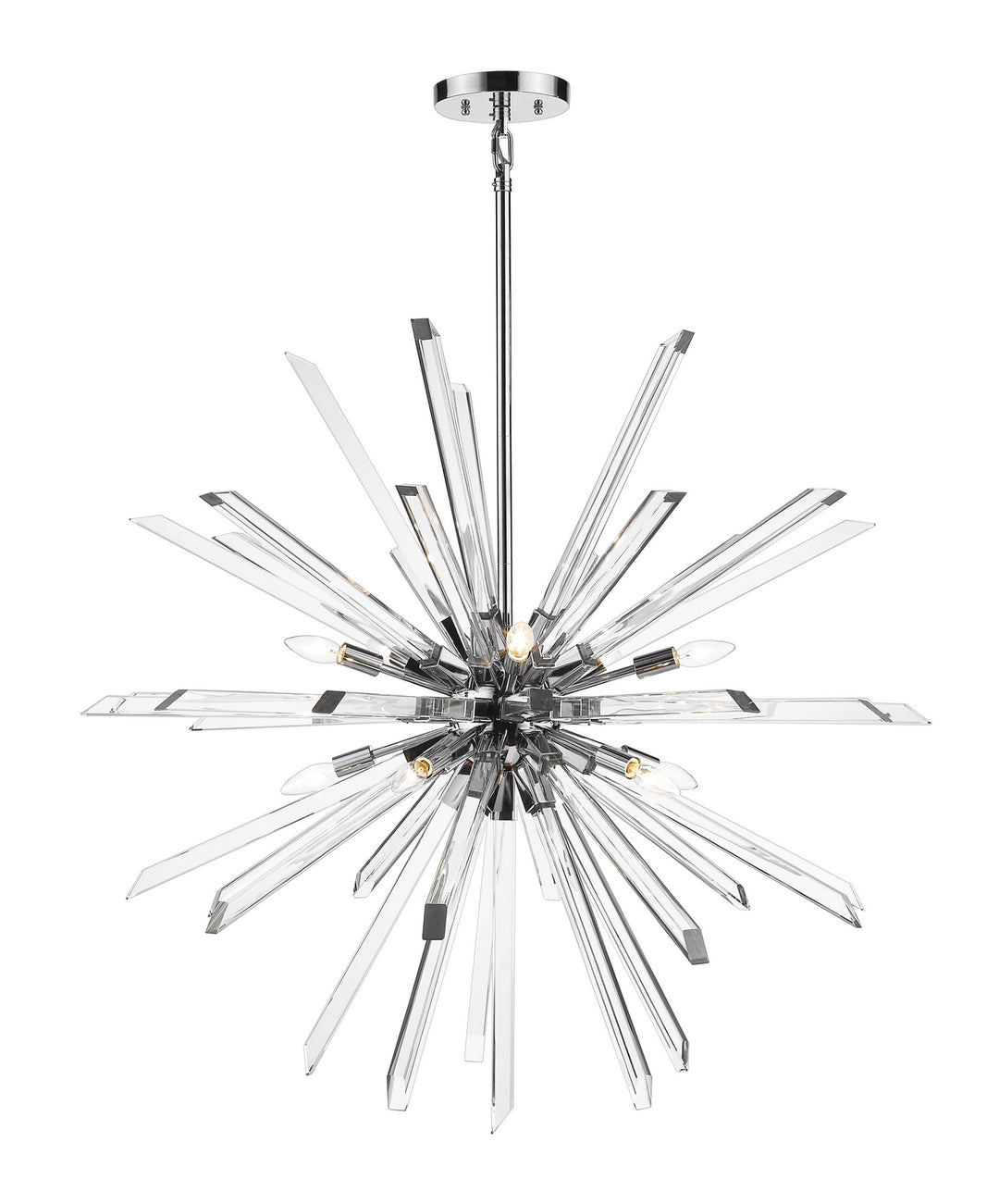 Z-Lite Burst 4003-10CH Chandelier Light - Chrome