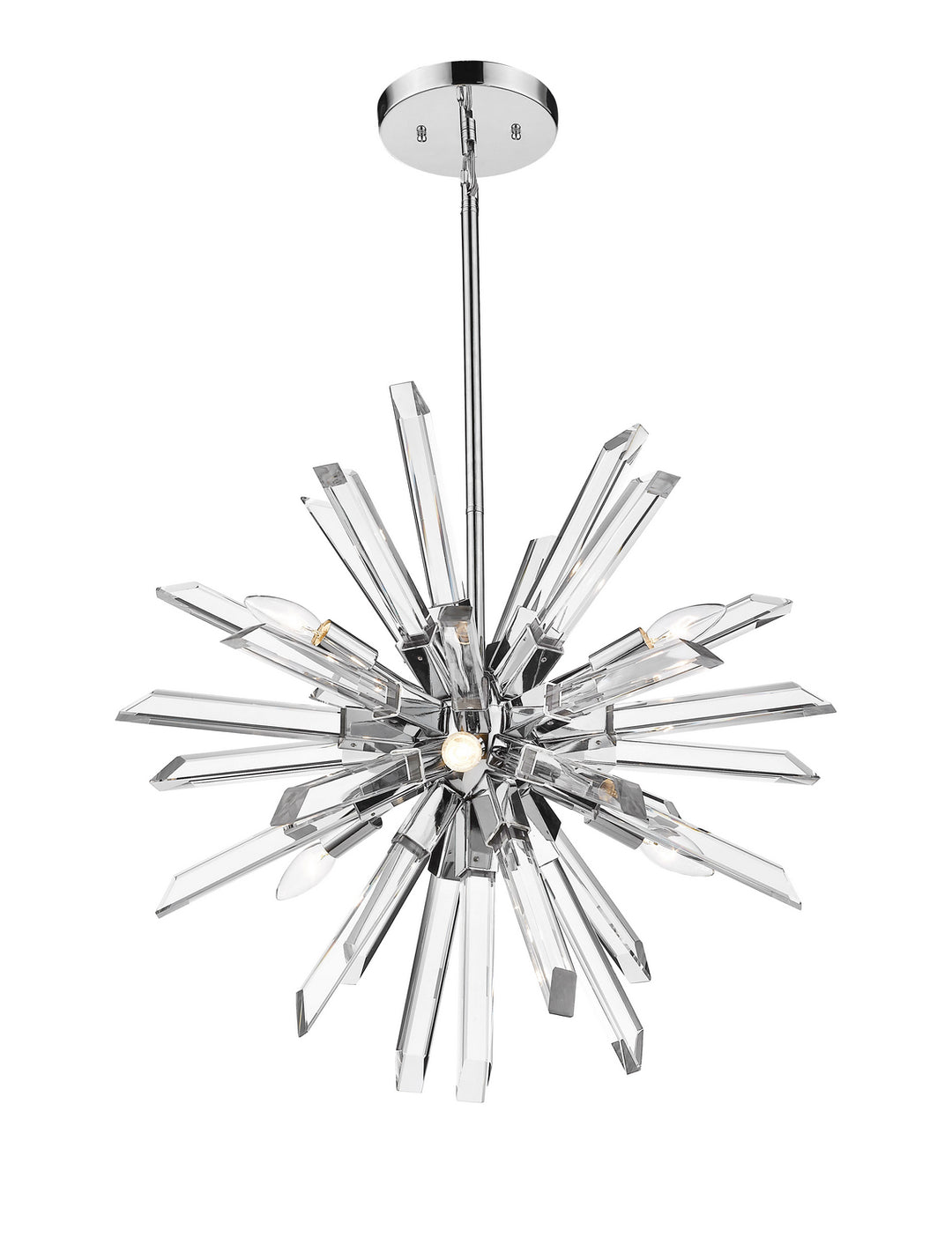 Z-Lite Burst 4003-6CH Chandelier Light - Chrome