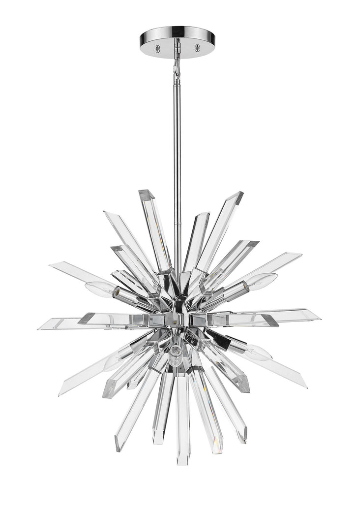 Z-Lite Burst 4003-6CH Chandelier Light - Chrome