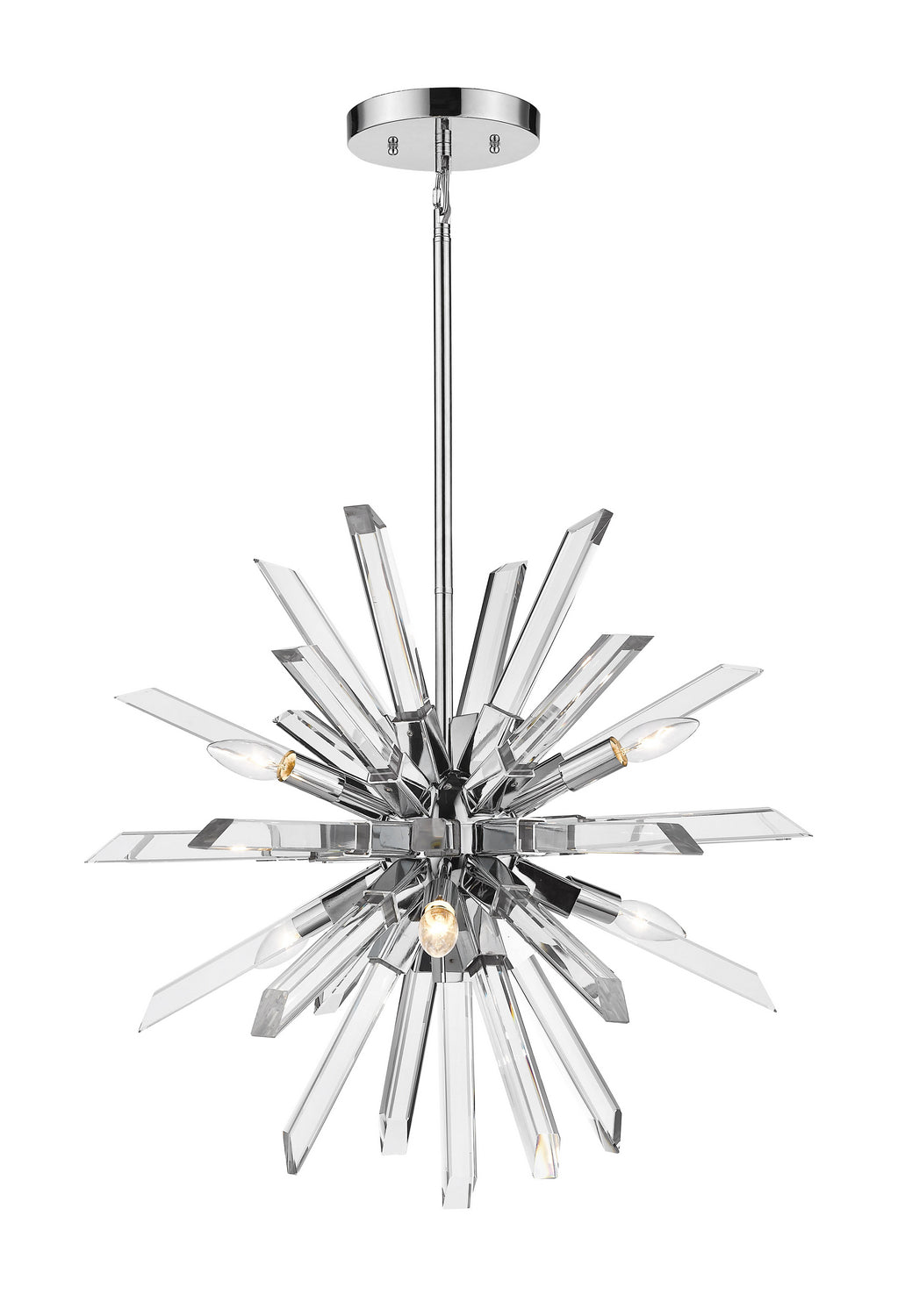 Z-Lite Burst 4003-6CH Chandelier Light - Chrome