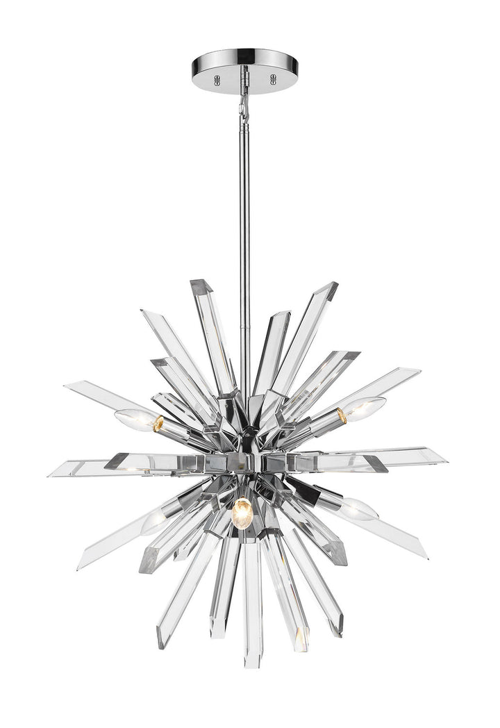 Z-Lite Burst 4003-6CH Chandelier Light - Chrome