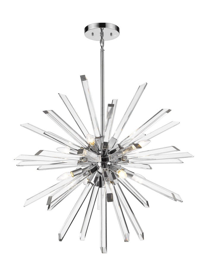 Z-Lite Burst 4003-8CH Chandelier Light - Chrome