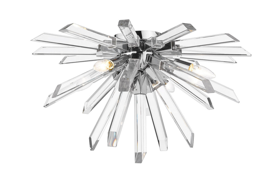 Z-Lite Burst 4003-F-CH Ceiling Light - Chrome