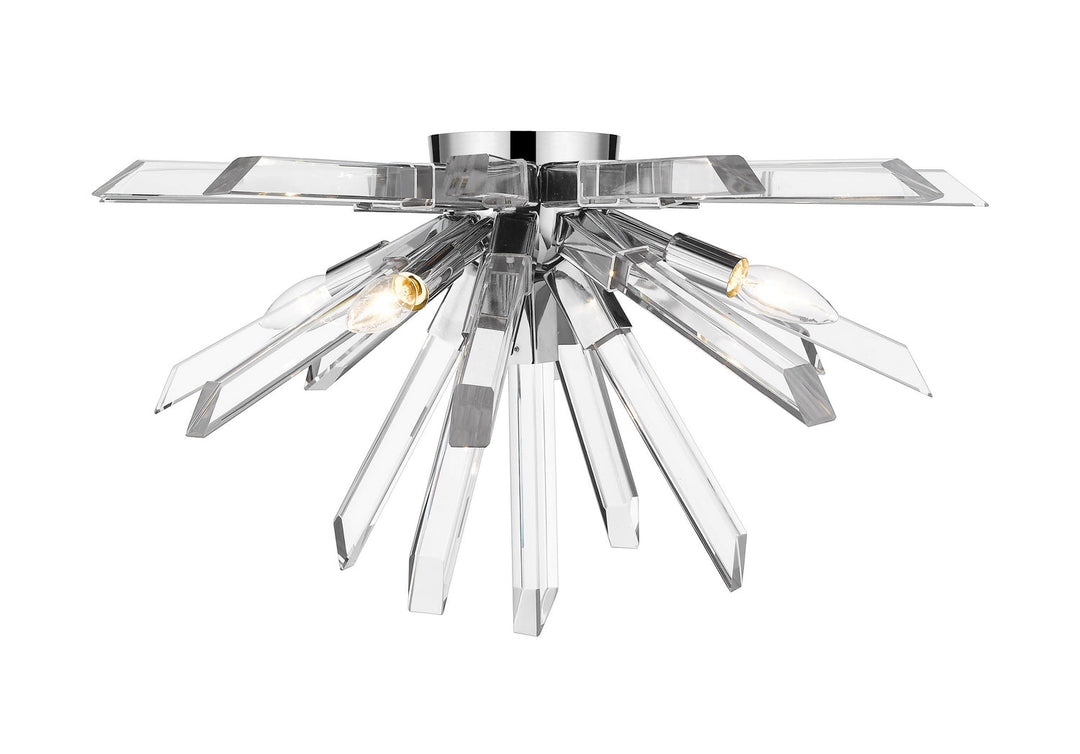 Z-Lite Burst 4003-F-CH Ceiling Light - Chrome