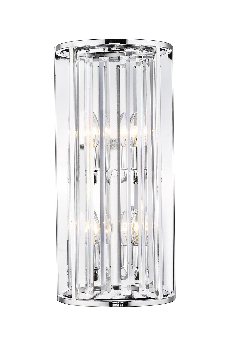 Z-Lite Monarch 439-4S-CH Wall Sconce Light - Chrome