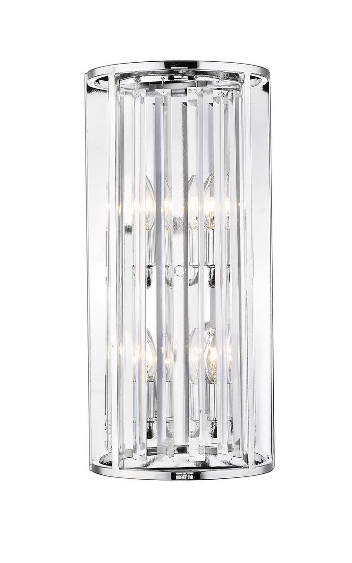 Z-Lite Monarch 439-4S-CH Wall Sconce Light - Chrome