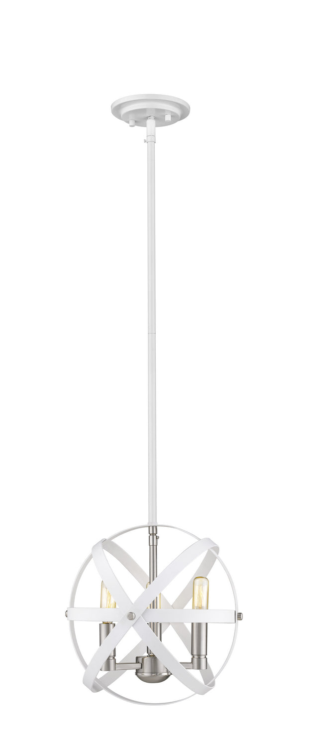 Z-lite  463-12HWH-BN Pendant Light -