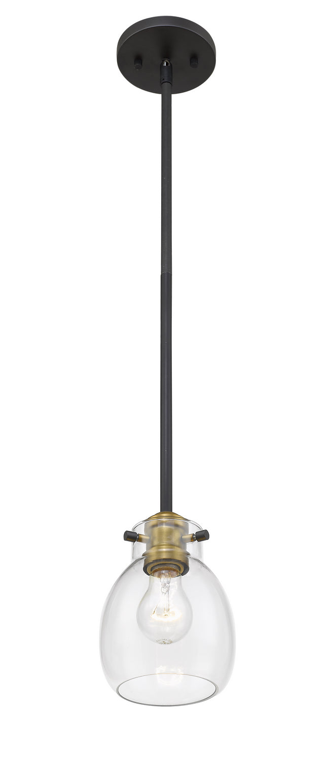 Z-Lite Kraken 466MP-MB-OBR Pendant Light - Matte Black / Olde Brass