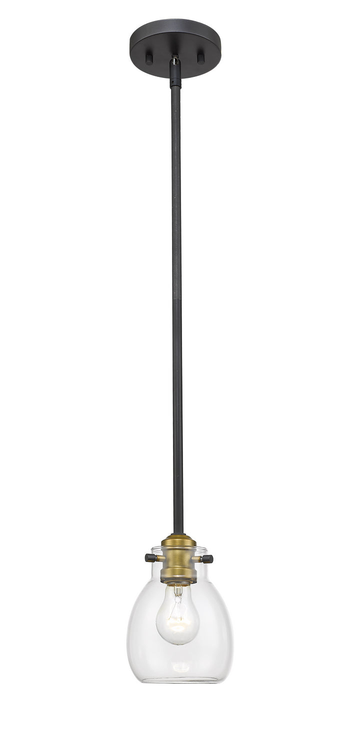 Z-Lite Kraken 466MP-MB-OBR Pendant Light - Matte Black / Olde Brass