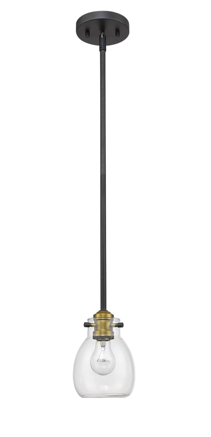 Z-Lite Kraken 466MP-MB-OBR Pendant Light - Matte Black / Olde Brass