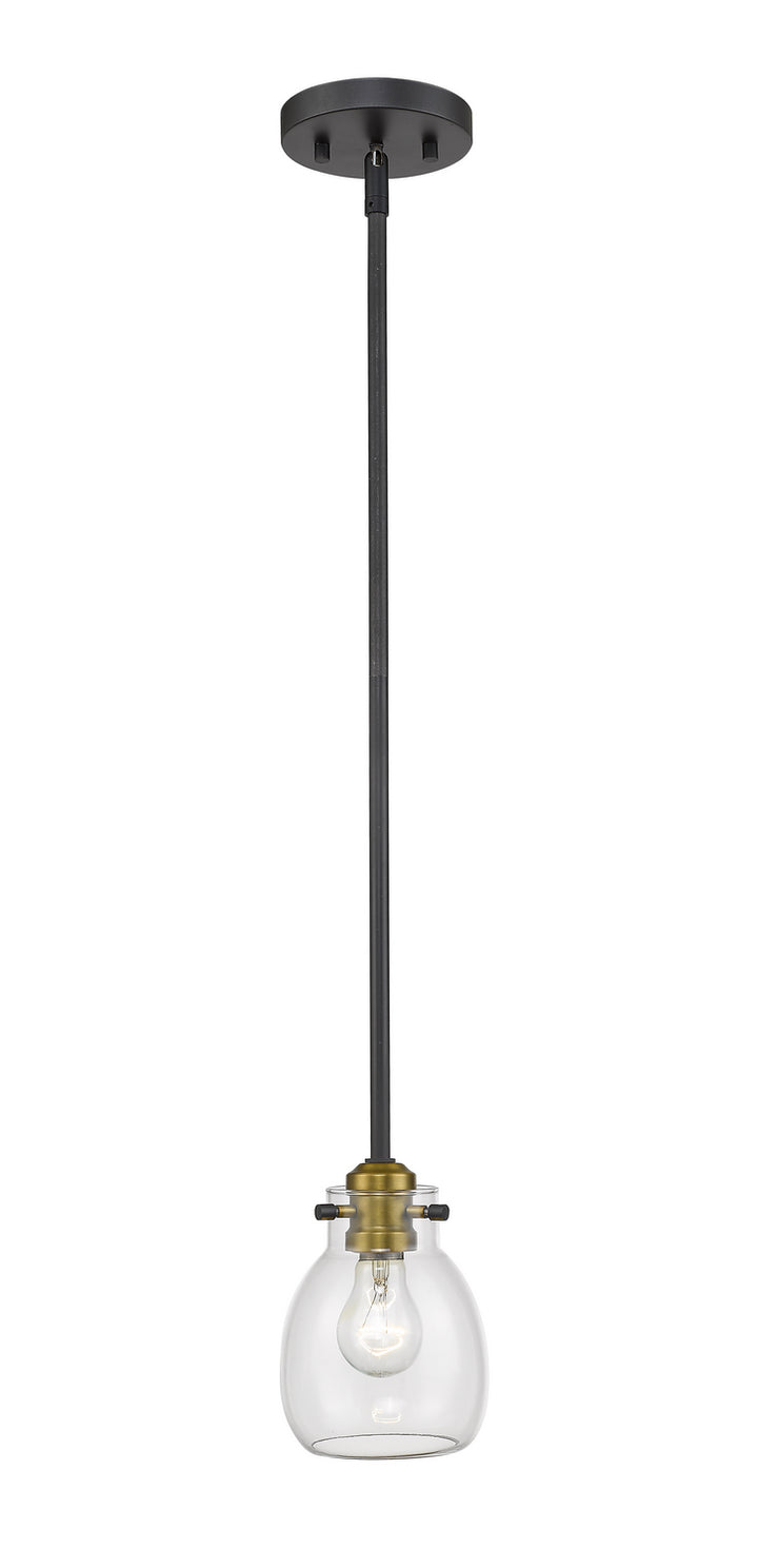 Z-Lite Kraken 466MP-MB-OBR Pendant Light - Matte Black / Olde Brass