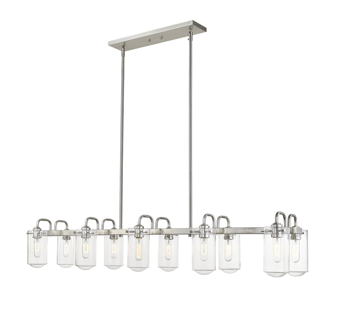 Z-Lite Delaney 471-10L-BN Pendant Light - Brushed Nickel