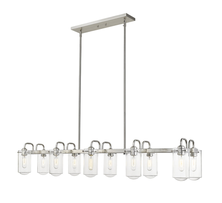 Z-Lite Delaney 471-10L-BN Pendant Light - Brushed Nickel