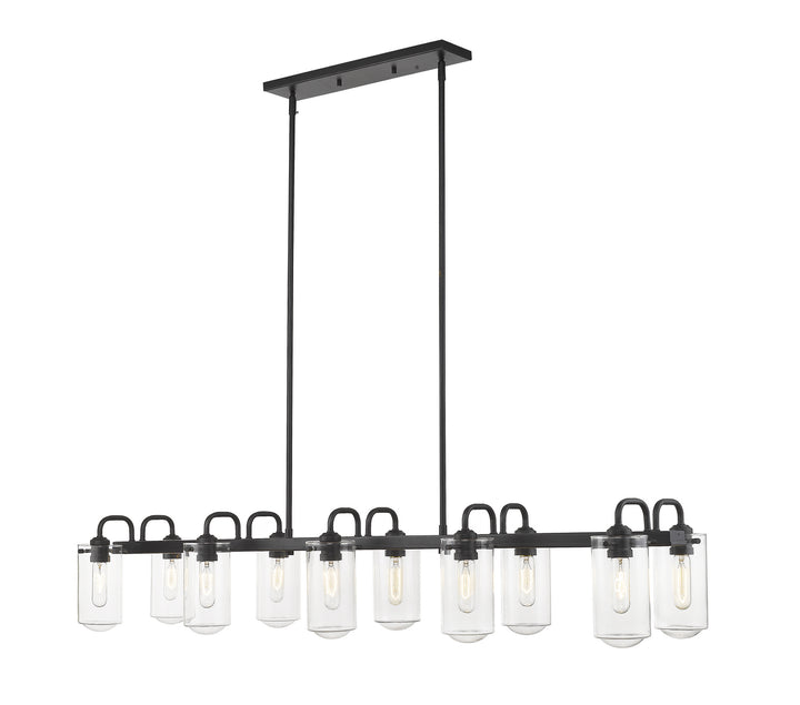 Z-Lite Delaney 471-10L-MB Pendant Light - Matte Black
