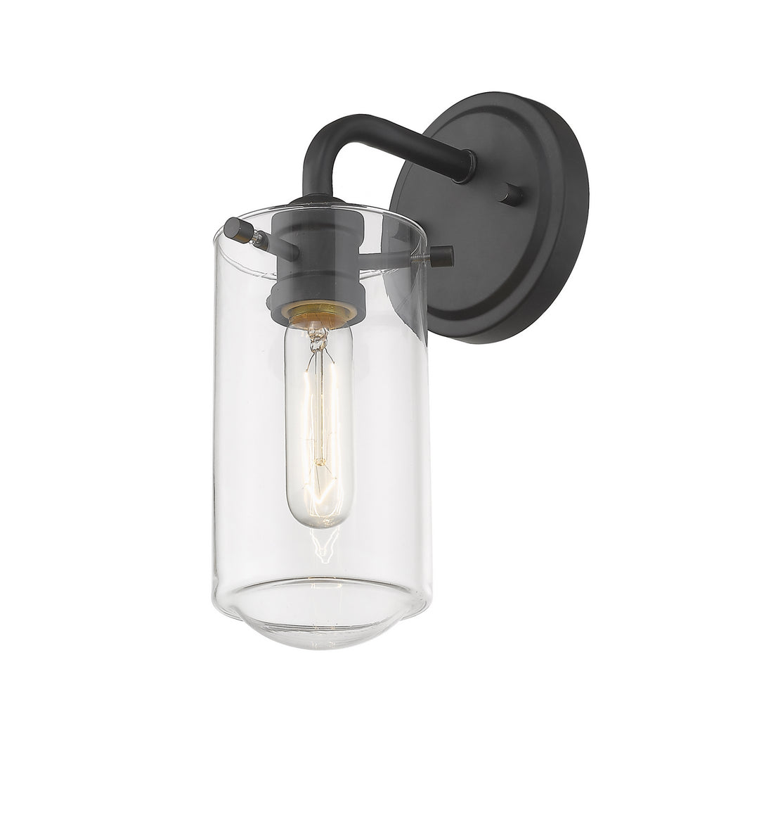 Z-Lite Delaney 471-1S-MB Wall Sconce Light - Matte Black