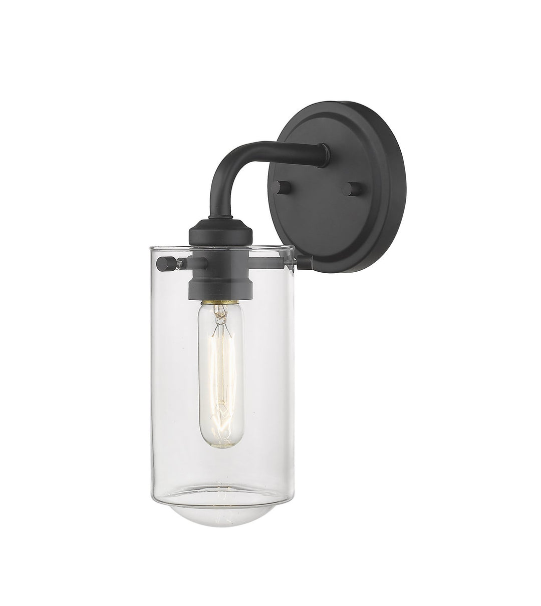 Z-Lite Delaney 471-1S-MB Wall Sconce Light - Matte Black