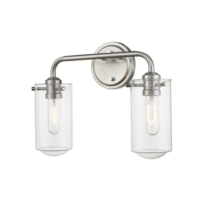 Z-Lite Delaney 471-2V-BN Bath Vanity Light 15 in. wide - Brushed Nickel