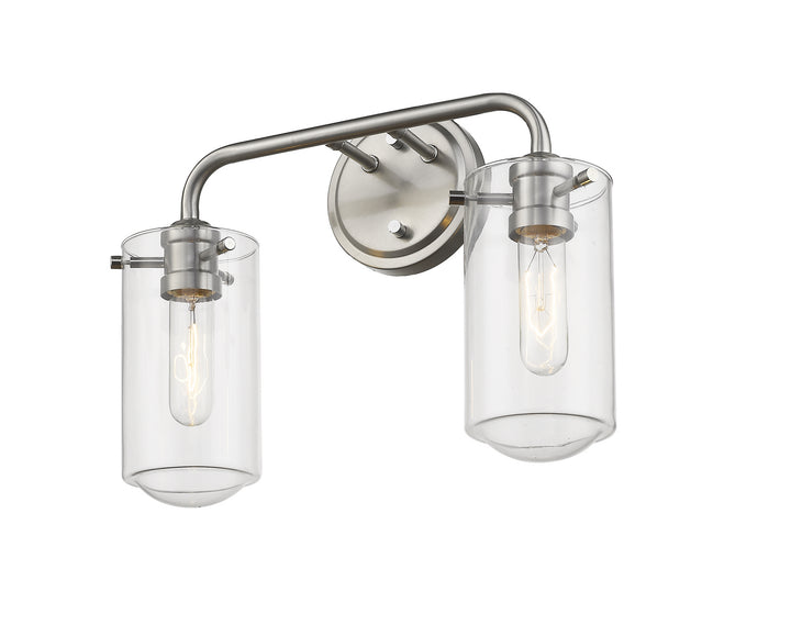 Z-Lite Delaney 471-2V-BN Bath Vanity Light 15 in. wide - Brushed Nickel