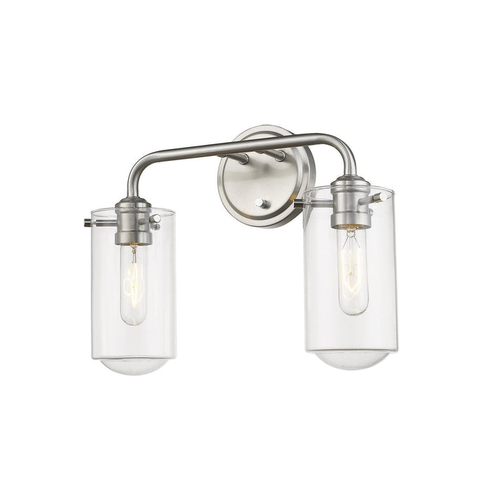 Z-Lite Delaney 471-2V-BN Bath Vanity Light 15 in. wide - Brushed Nickel