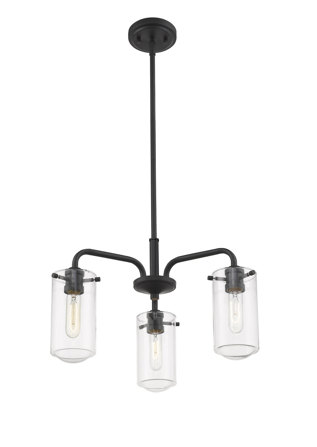 Z-Lite Delaney 471-3MB Chandelier Light - Matte Black