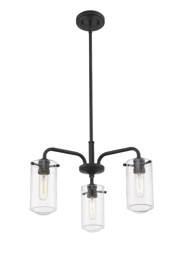Z-Lite Delaney 471-3MB Chandelier Light - Matte Black